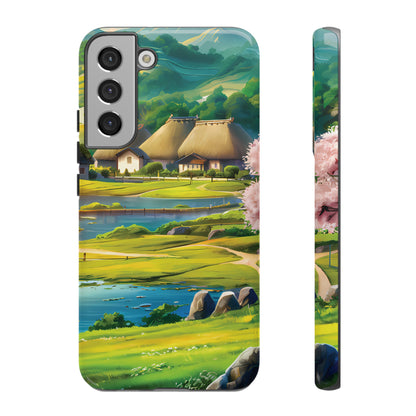 Idyllic Anime Village - Smartphone Tough Cases