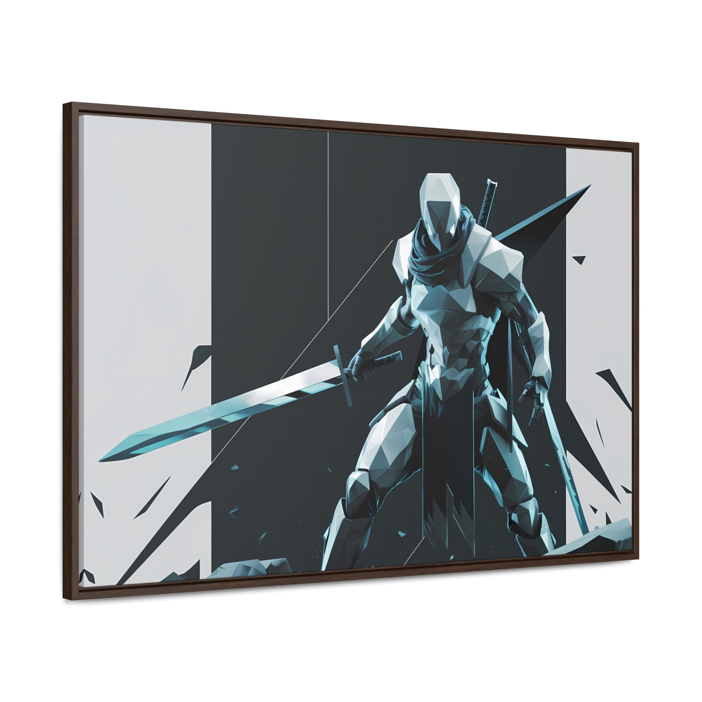 Blade of the Shattered Realm - Gallery Canvas Wraps, Horizontal Frame