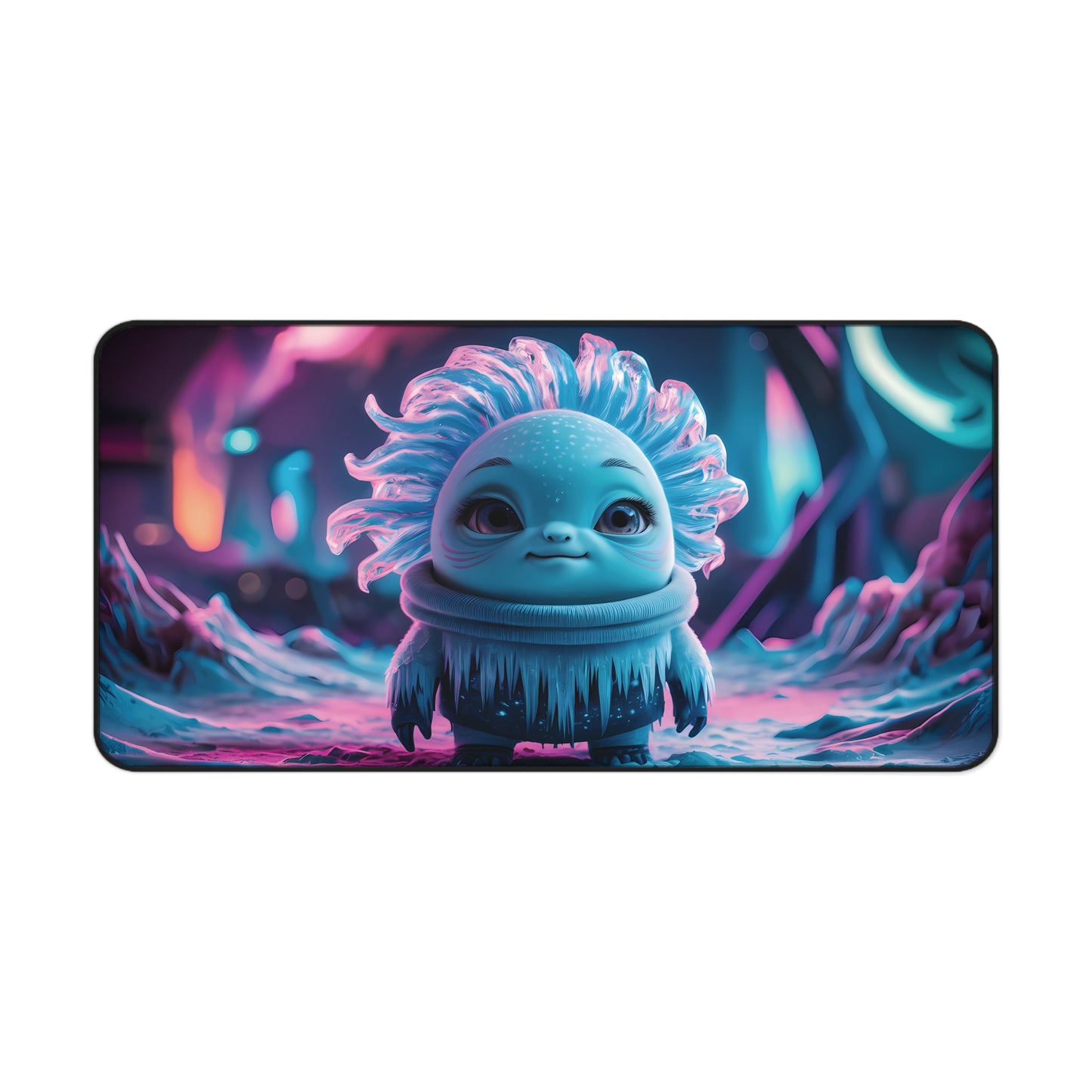 Cute Ice Alien - Desk Mat