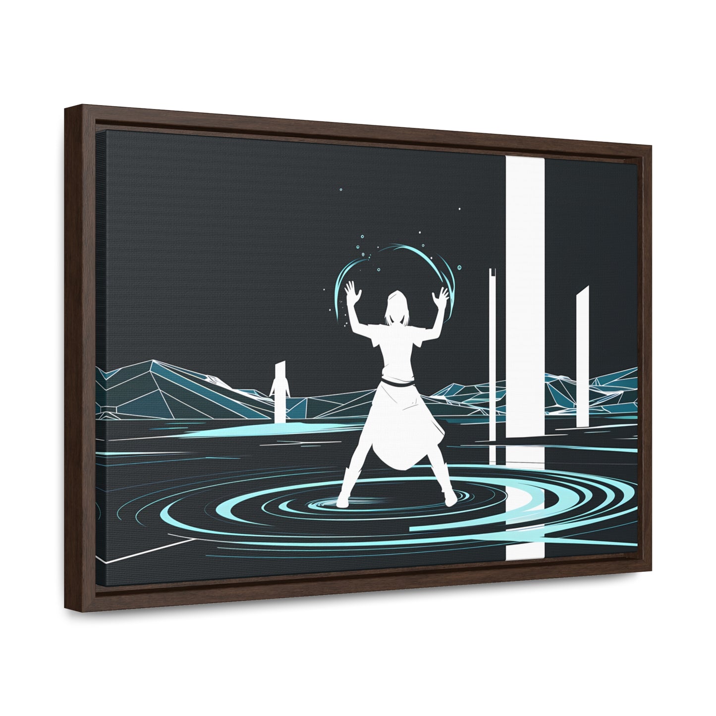 Resonance of the Void - Gallery Canvas Wraps, Horizontal Frame