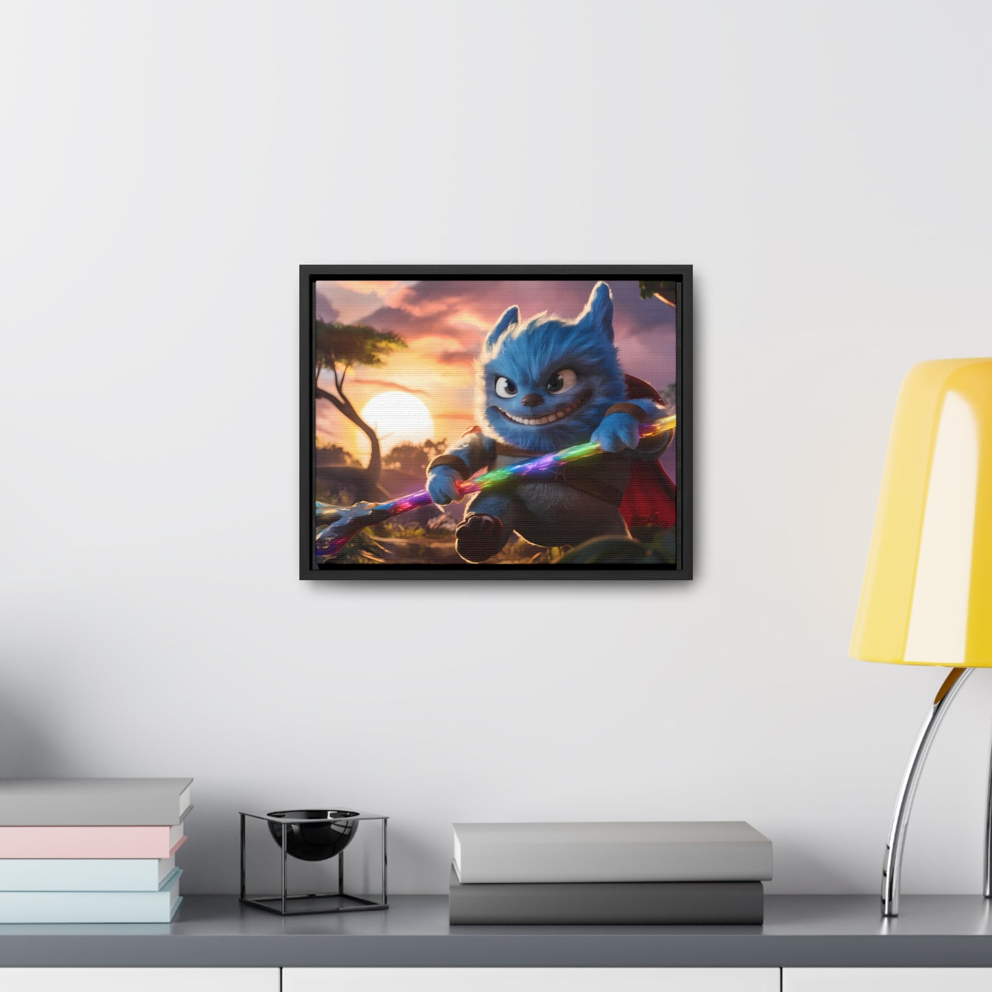 Guardian of the Enchanted Forest - Gallery Canvas Wraps, Horizontal Frame