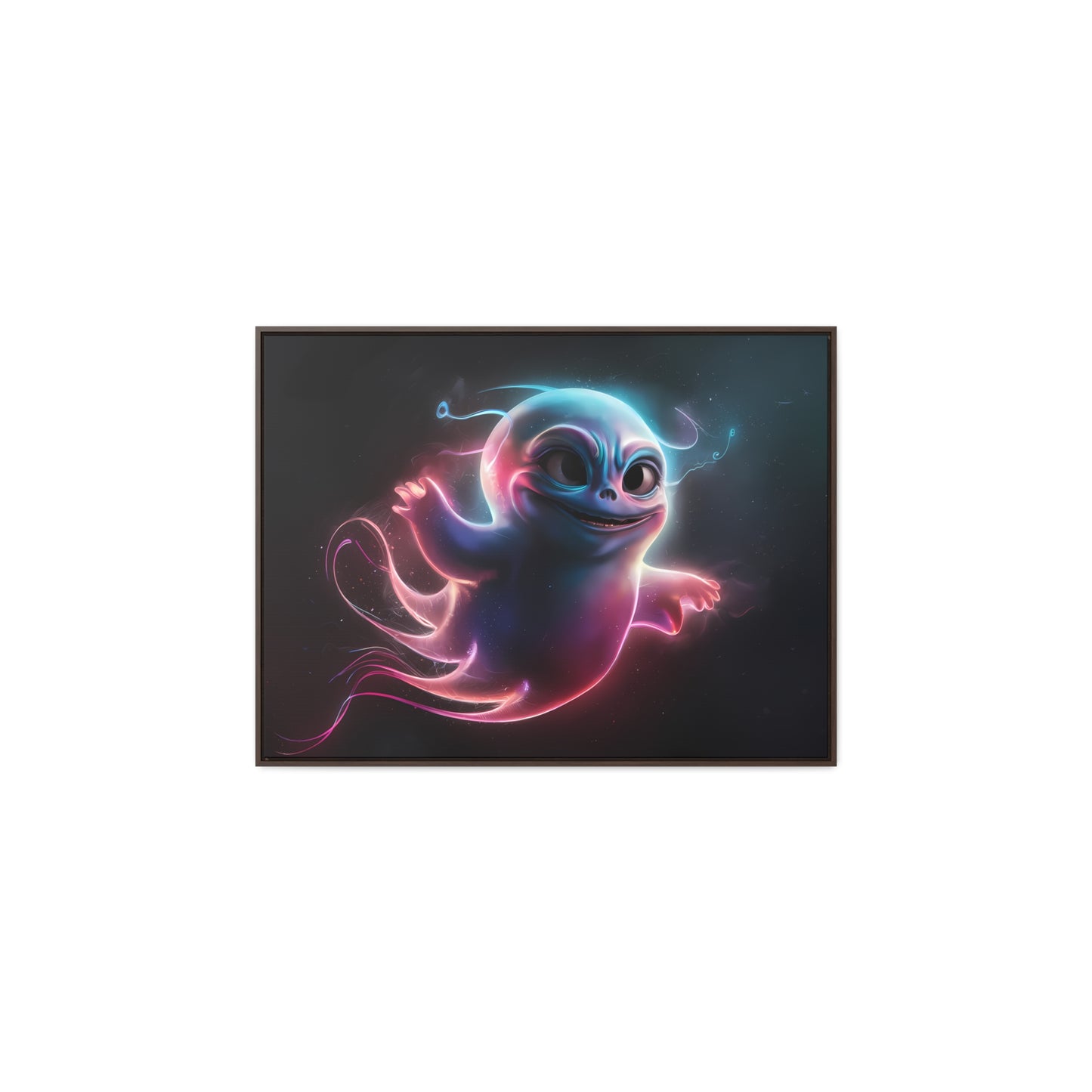 Neon Ghostling - Gallery Canvas Wraps, Horizontal Frame