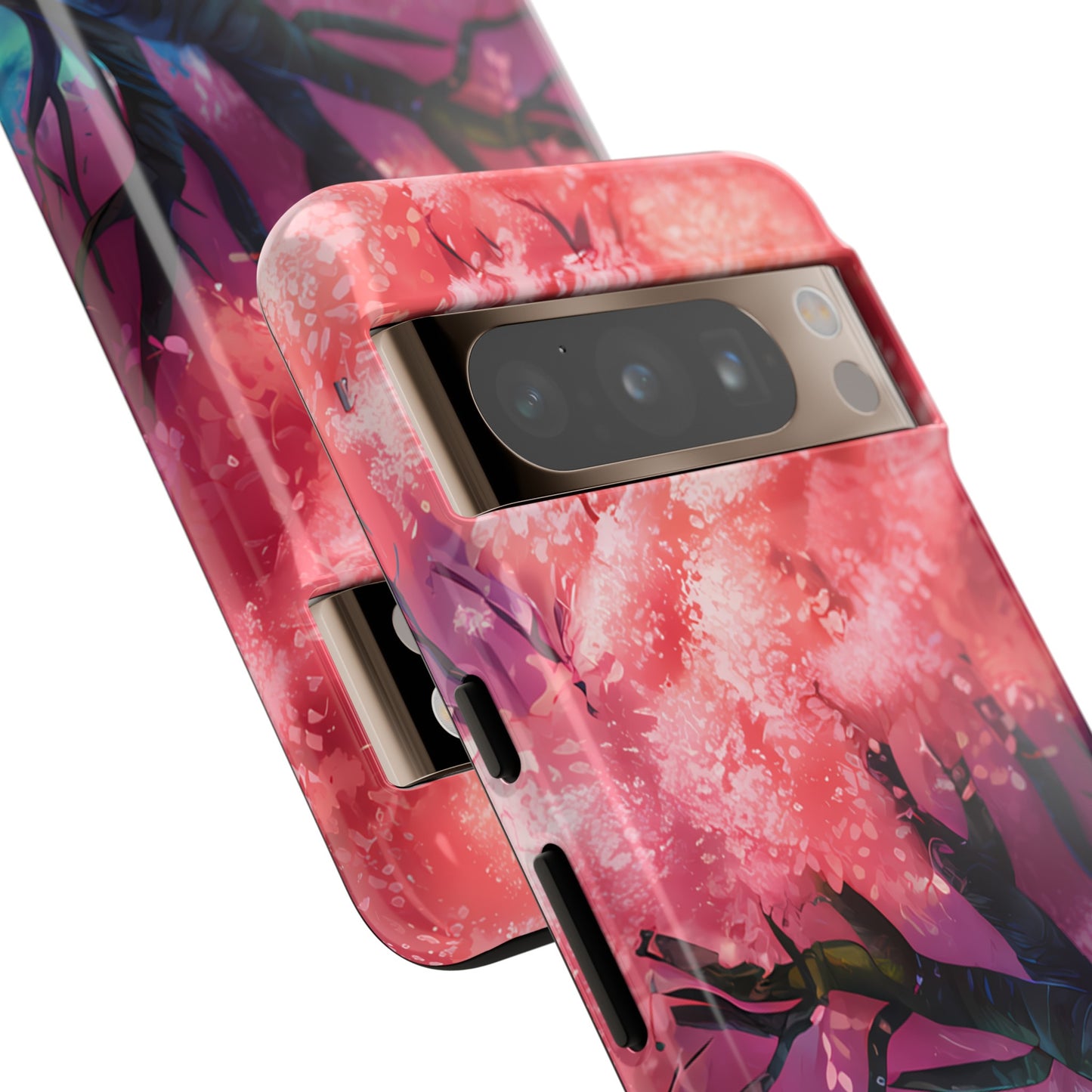 Idyllic Cherry Blossom and a Hut - Smartphone Tough Cases