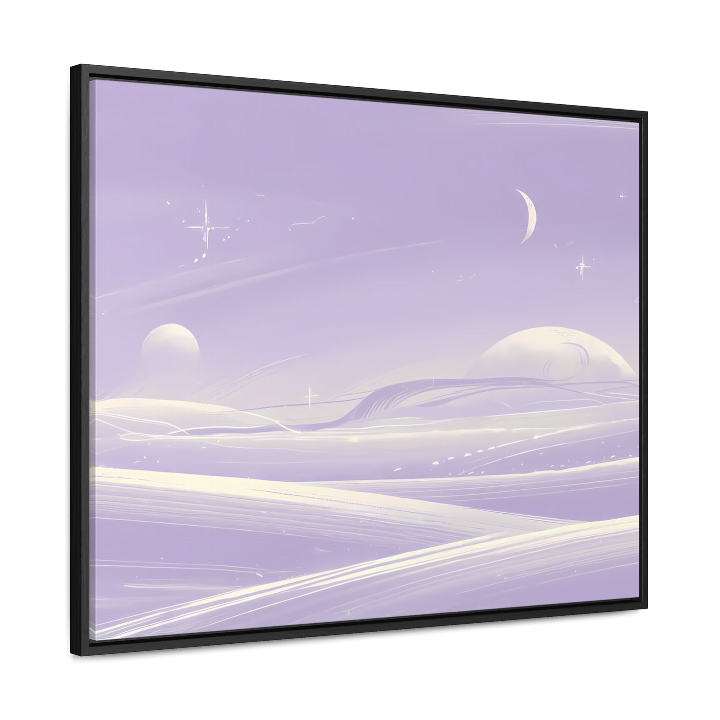 Ethereal Moonscape - Gallery Canvas Wraps, Horizontal Frame