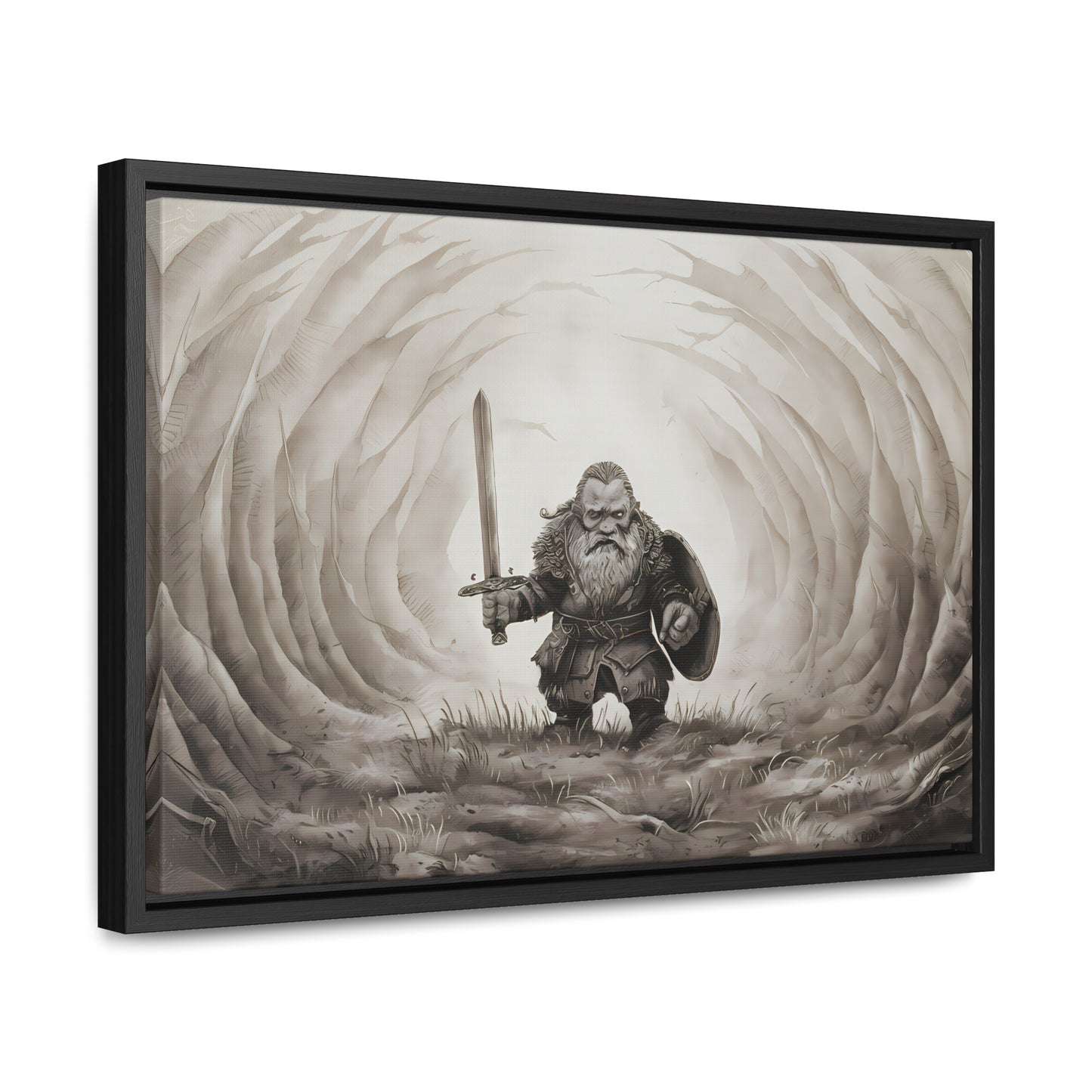 Defender of the Hollowed Path - Gallery Canvas Wraps, Horizontal Frame