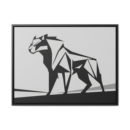 Geometric Beast - Gallery Canvas Wraps, Horizontal Frame