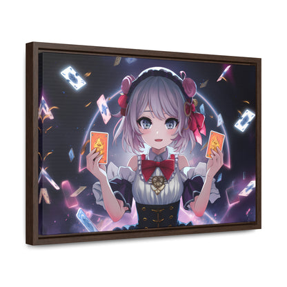 "Arcane Card Mastery" - Gallery Canvas Wraps, Horizontal Frame