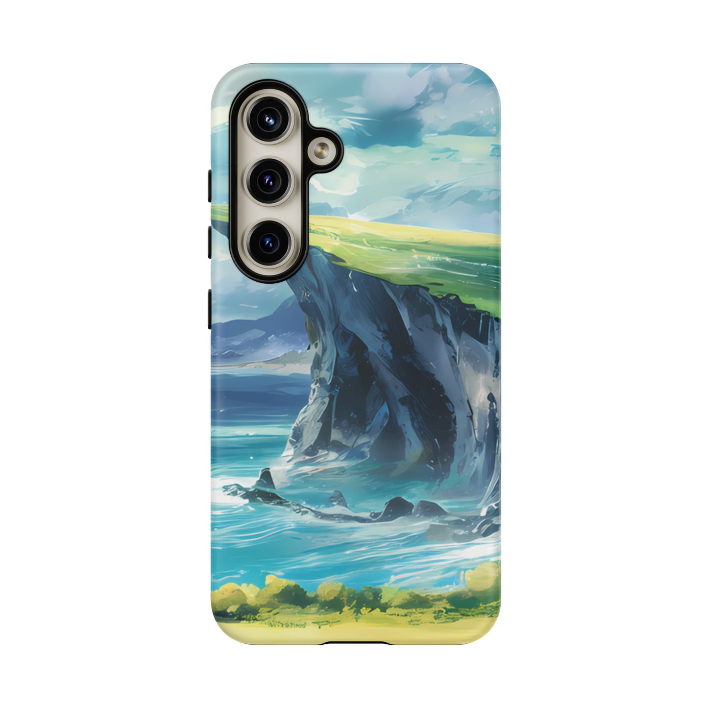 Anime Cliff by the Sea - Smartphone Tough Cases