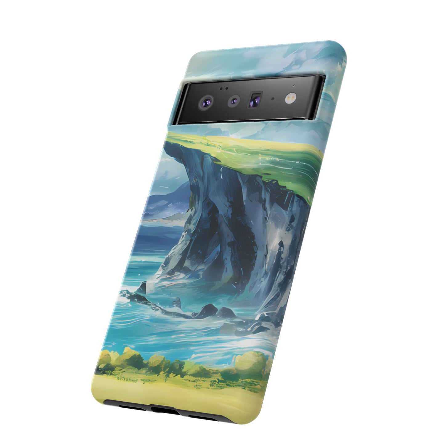 Anime Cliff by the Sea - Smartphone Tough Cases