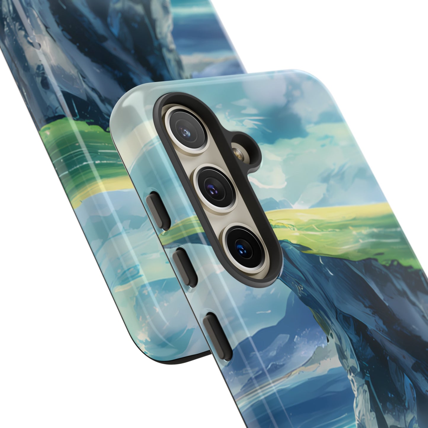 Anime Cliff by the Sea - Smartphone Tough Cases