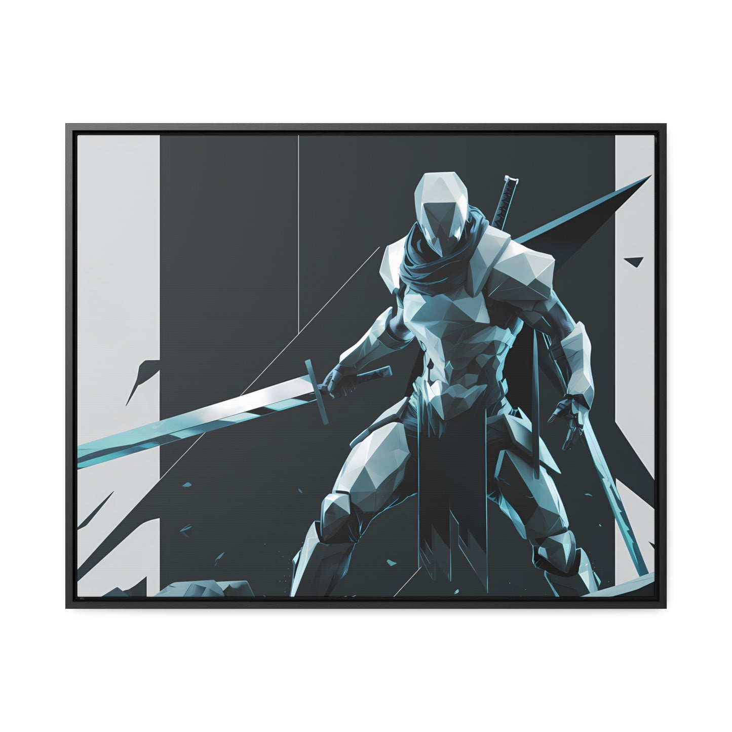 Blade of the Shattered Realm - Gallery Canvas Wraps, Horizontal Frame