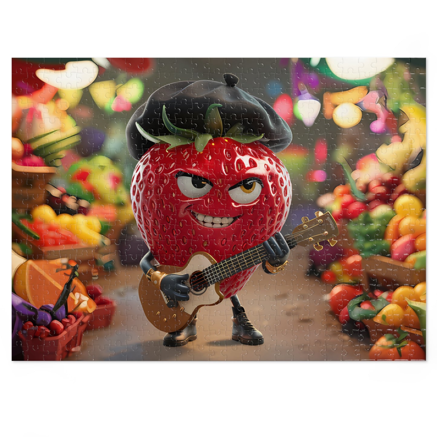 Berry Badass in the Fruit Market - Jigsaw Puzzle (30, 110, 252, 500,1000-Piece)