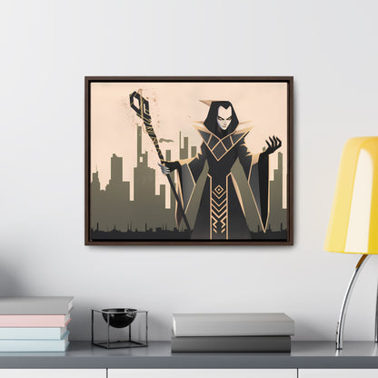 Shadow Sovereign of the Forsaken City - Gallery Canvas Wraps, Horizontal Frame