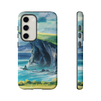 Anime Cliff by the Sea - Smartphone Tough Cases