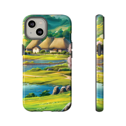 Idyllic Anime Village - Smartphone Tough Cases