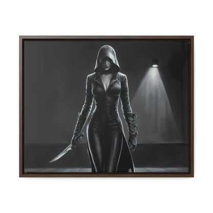 The Shadow's Blade - Gallery Canvas Wraps, Horizontal Frame