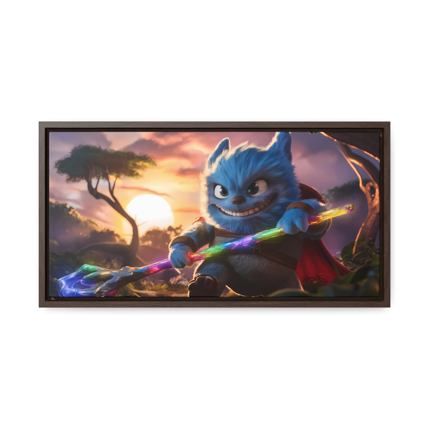 Guardian of the Enchanted Forest - Gallery Canvas Wraps, Horizontal Frame