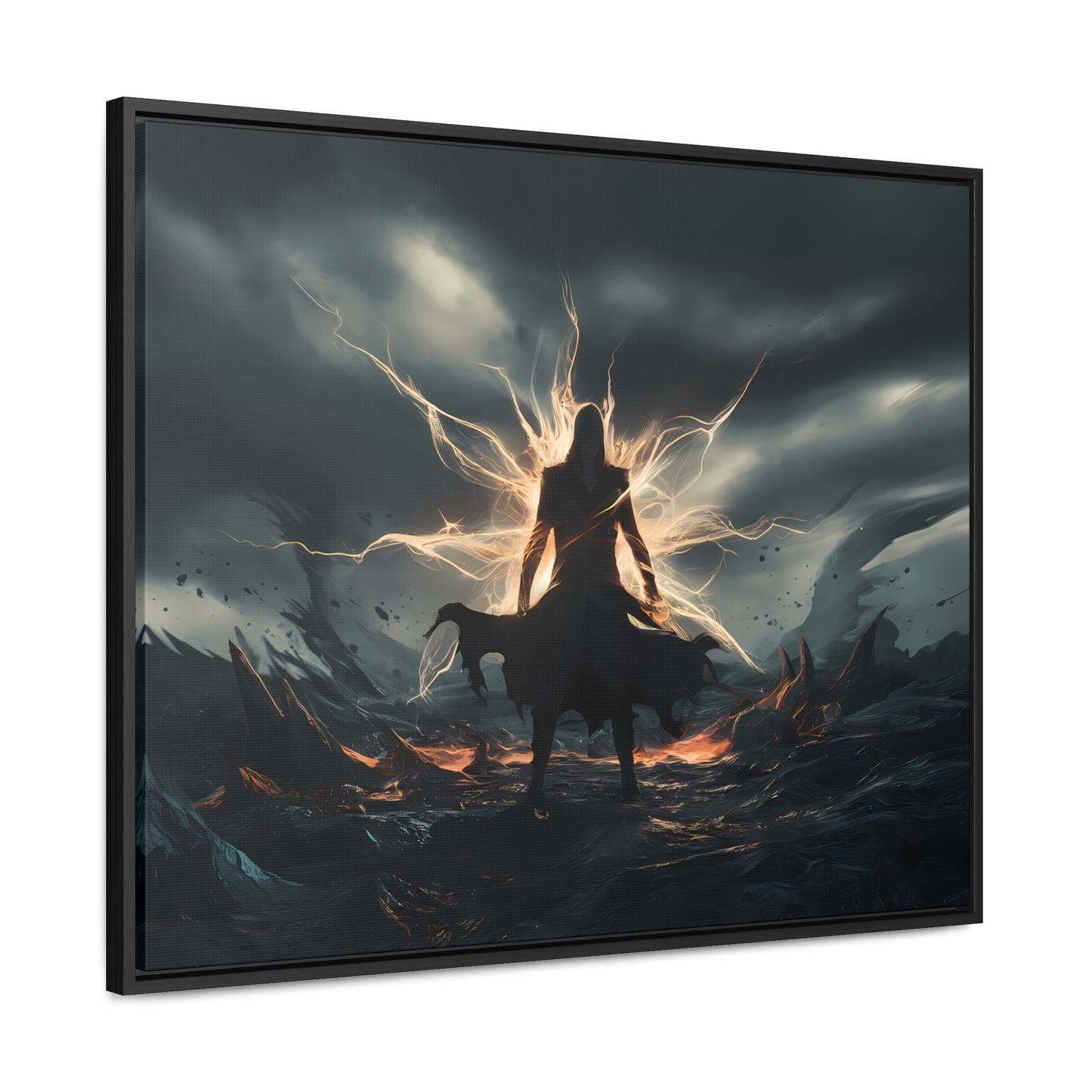 Eclipse of the Dark Conqueror - Gallery Canvas Wraps, Horizontal Frame