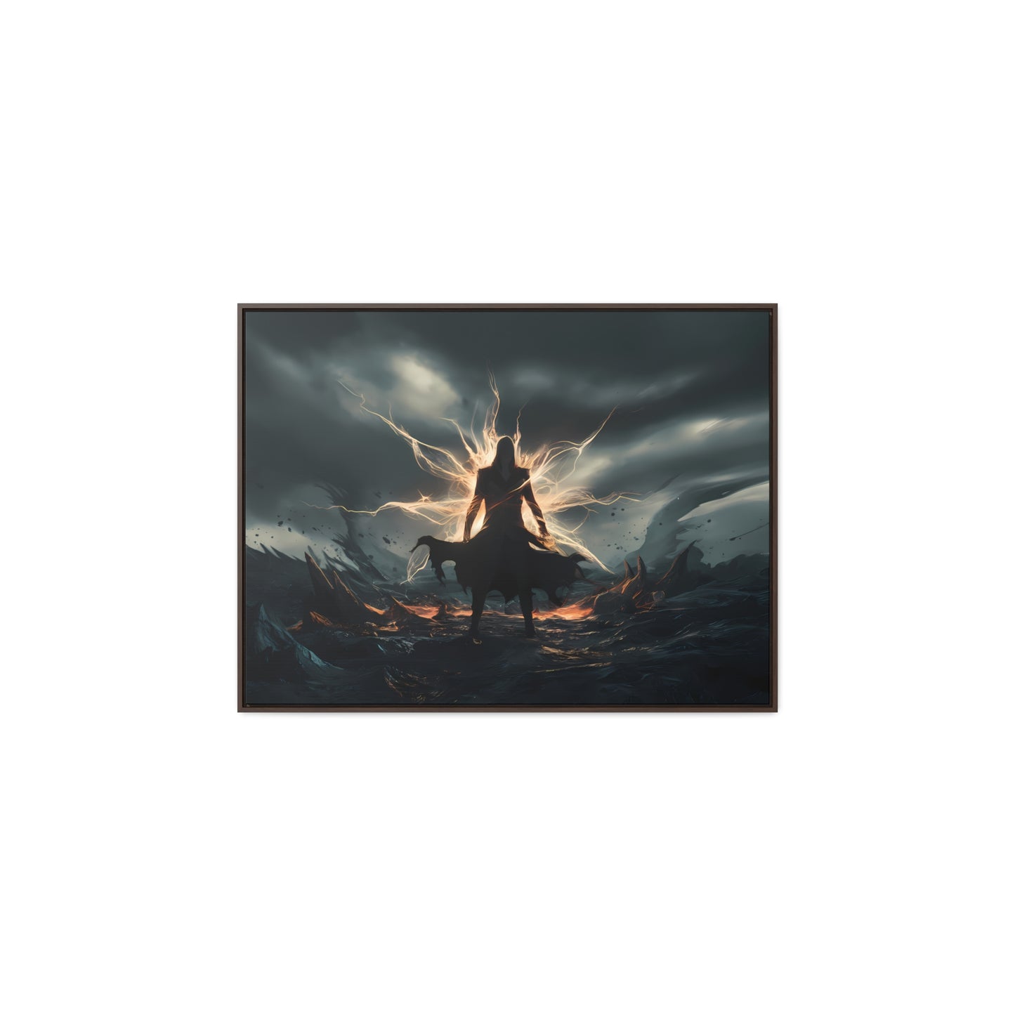 Eclipse of the Dark Conqueror - Gallery Canvas Wraps, Horizontal Frame