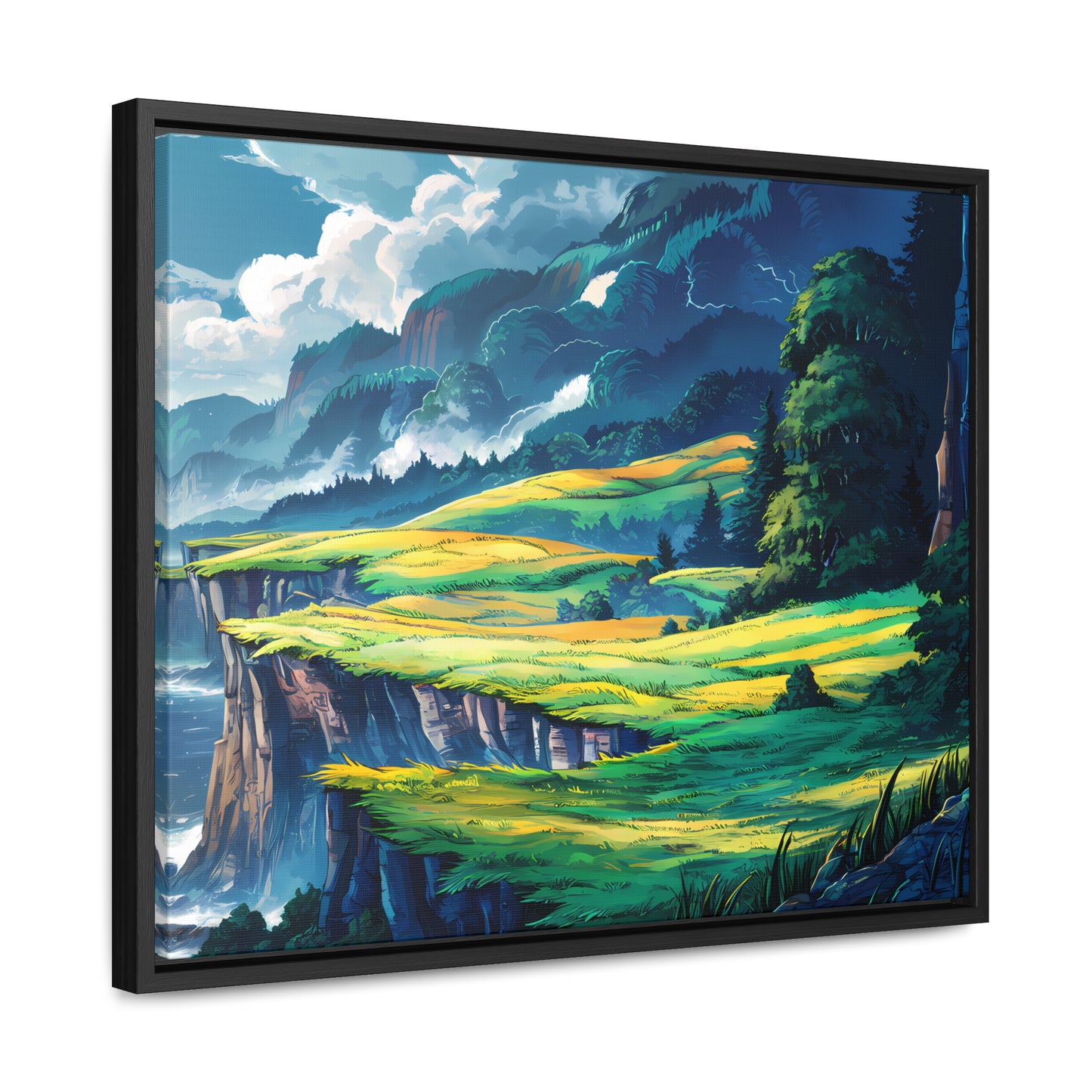 Edge of the Wild Coast - Gallery Canvas Wraps, Horizontal Frame