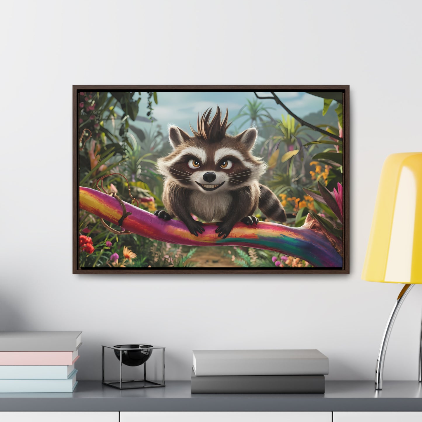 Jungle Mischief - Gallery Canvas Wraps, Horizontal Frame