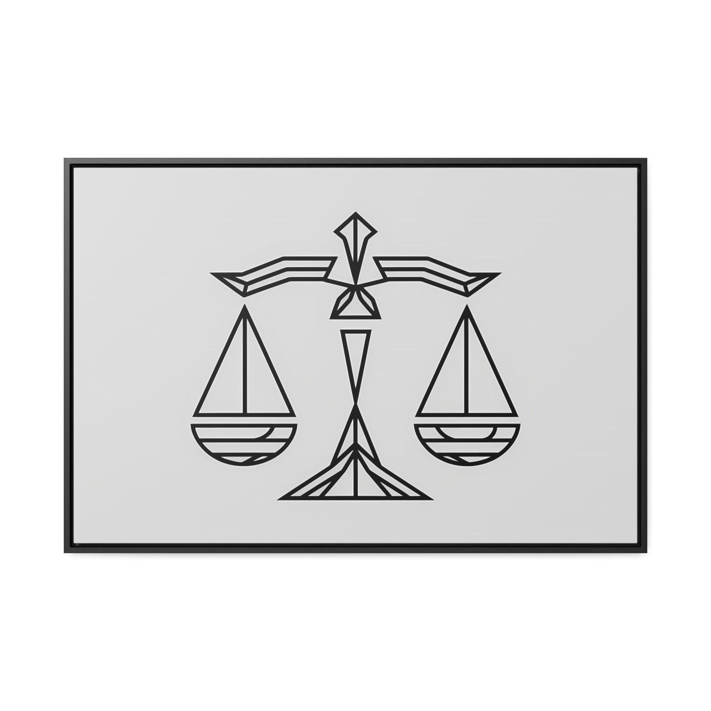 Balance of Justice - Gallery Canvas Wraps, Horizontal Frame