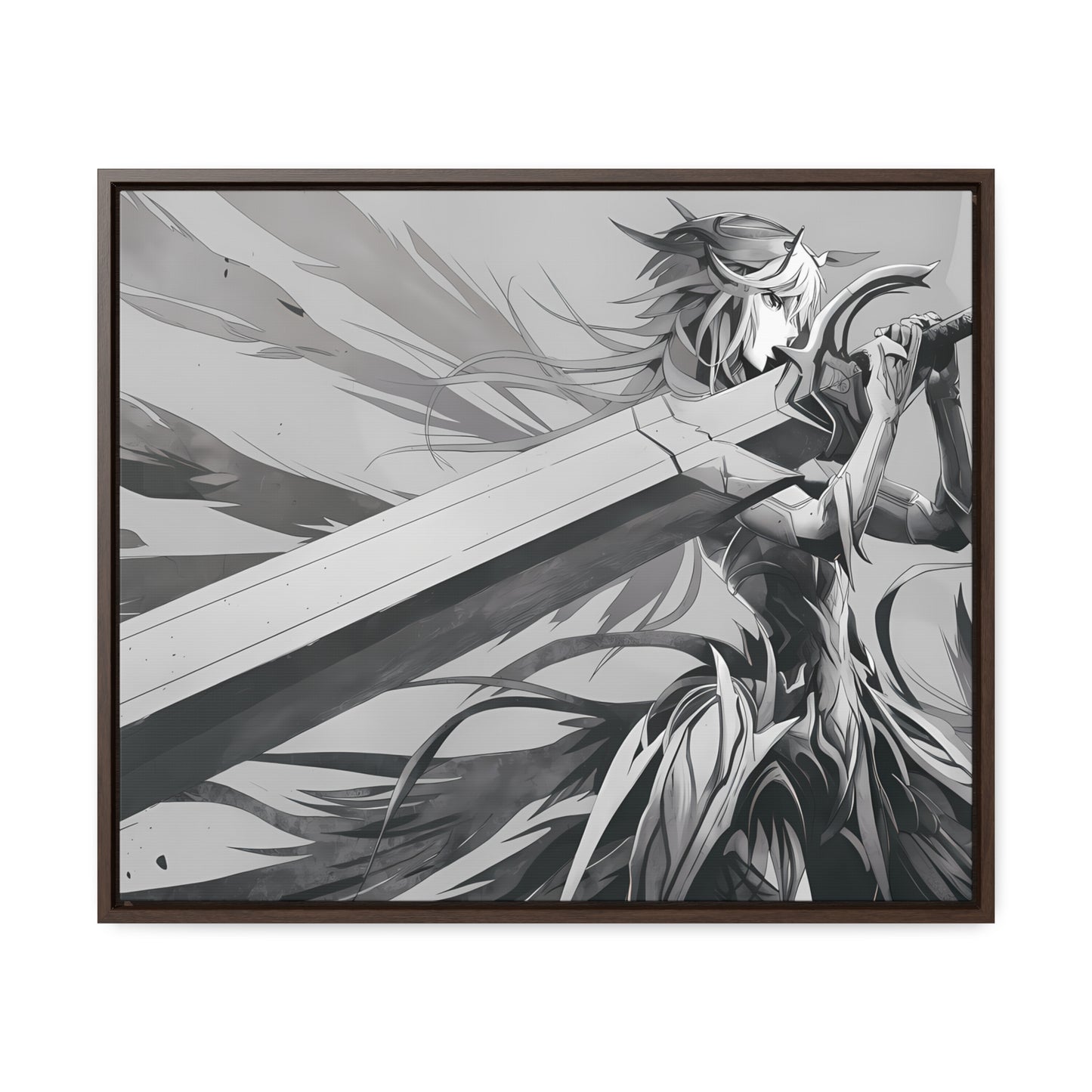 Eclipse of the Blade - Gallery Canvas Wraps, Horizontal Frame