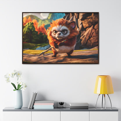 Guardian of the Enchanted Forest - Gallery Canvas Wraps, Horizontal Frame