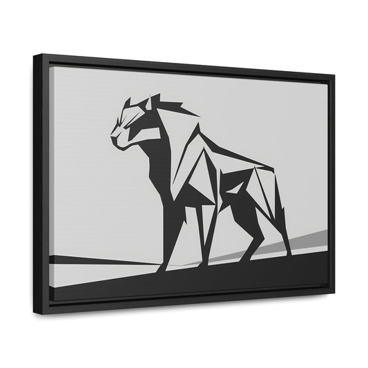 Geometric Beast - Gallery Canvas Wraps, Horizontal Frame