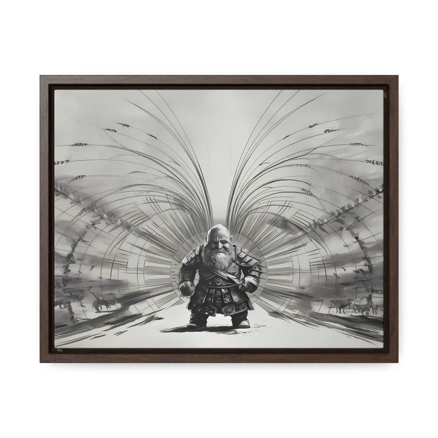 Guardian of the Elemental Winds - Gallery Canvas Wraps, Horizontal Frame