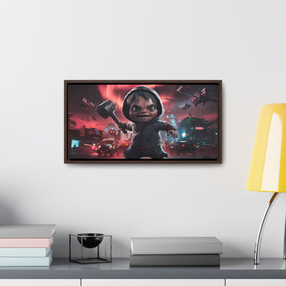 "Revenge of the Tiny Titan" - Gallery Canvas Wraps, Horizontal Frame