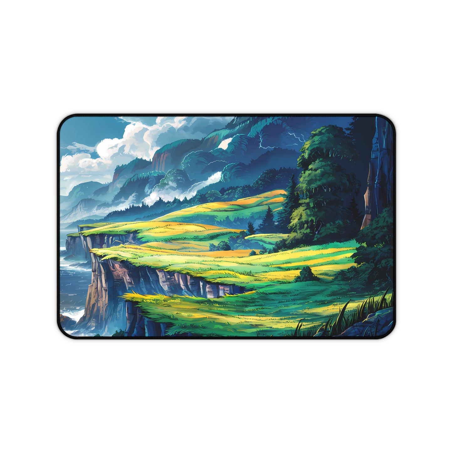 Edge of the Emerald Highlands - Desk Mat