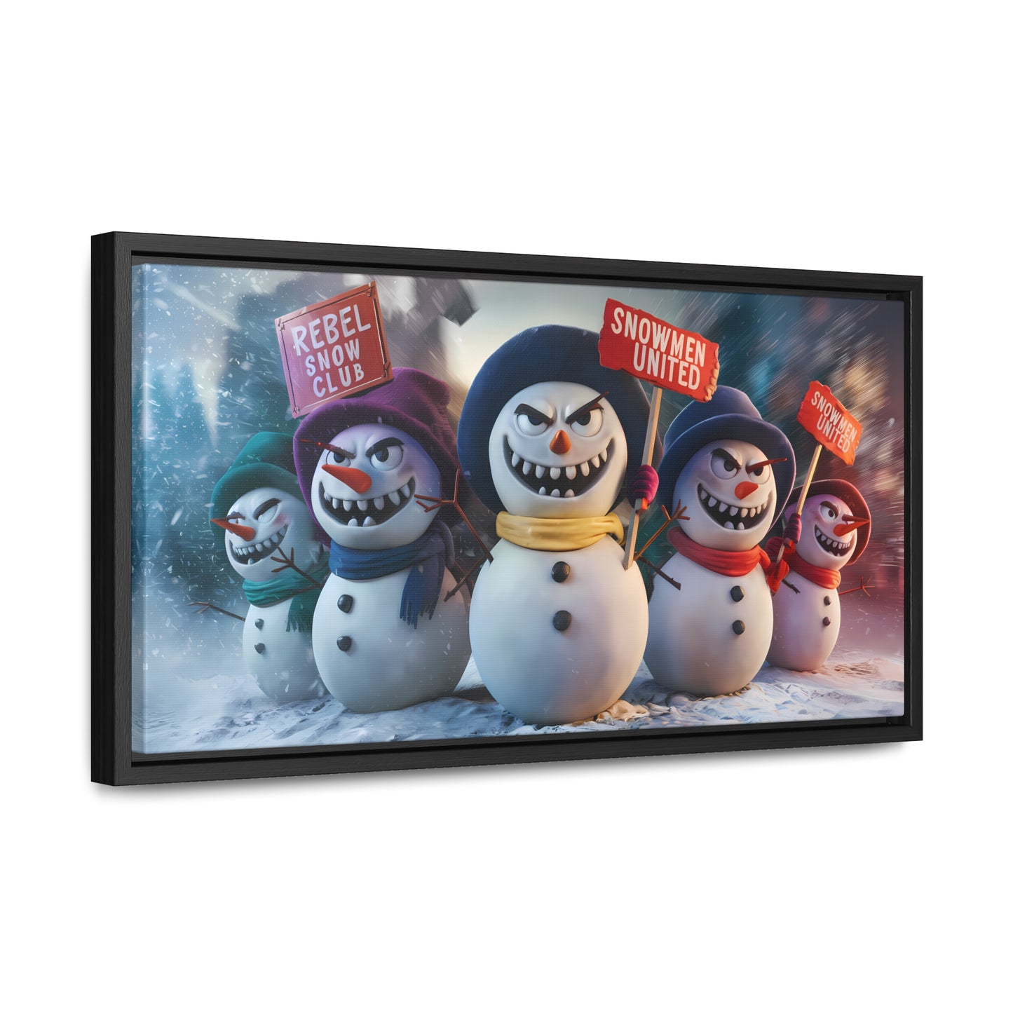 Frosty Revolt - Gallery Canvas Wraps, Horizontal Frame