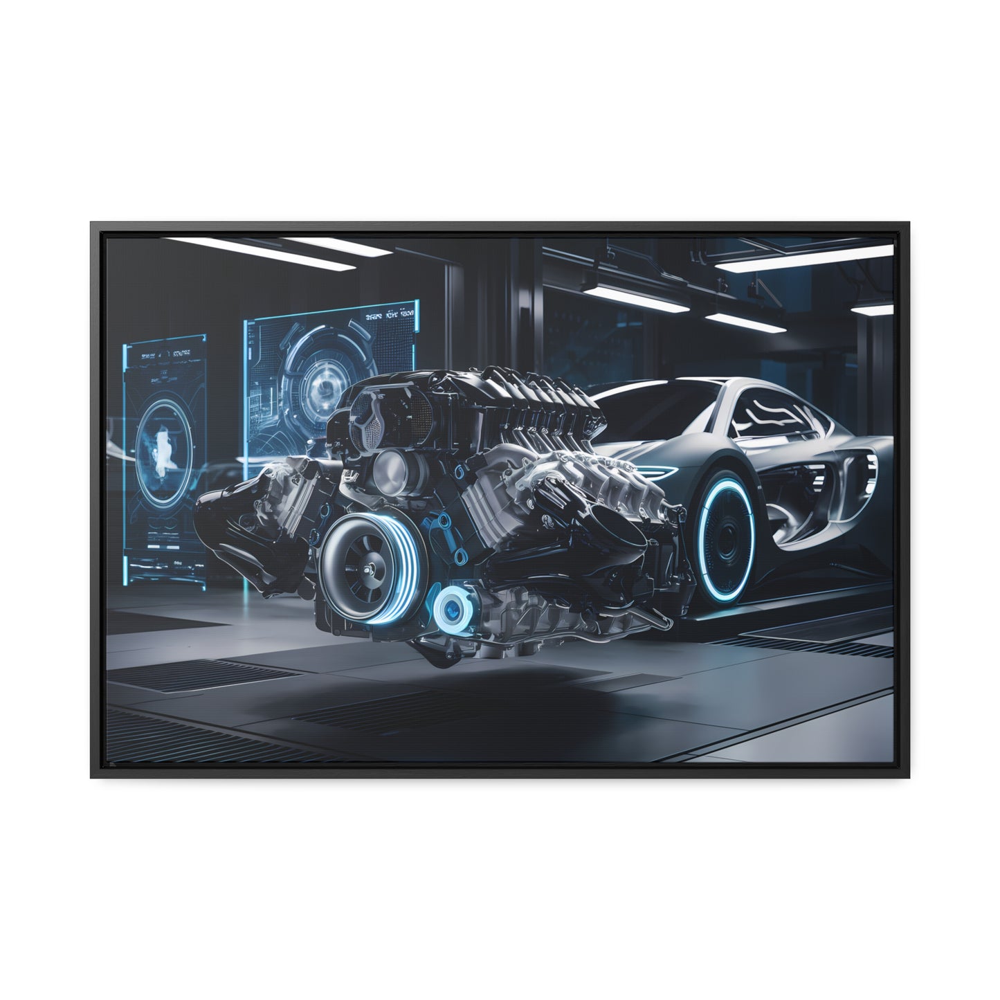 The Future of Automotive Engineering - Gallery Canvas Wraps, Horizontal Frame