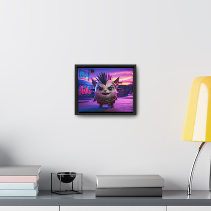 Punk Paws Unleashed - Gallery Canvas Wraps, Horizontal Frame