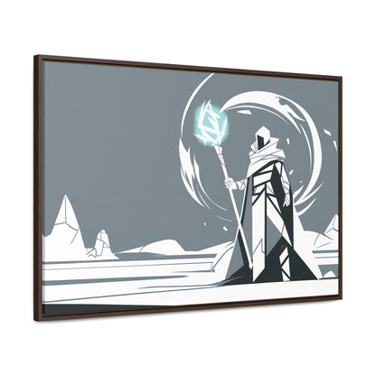 Mage of the Frozen Wastes - Gallery Canvas Wraps, Horizontal Frame