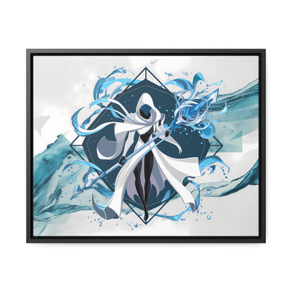 Ethereal Sentinel of the Tides - Gallery Canvas Wraps, Horizontal Frame