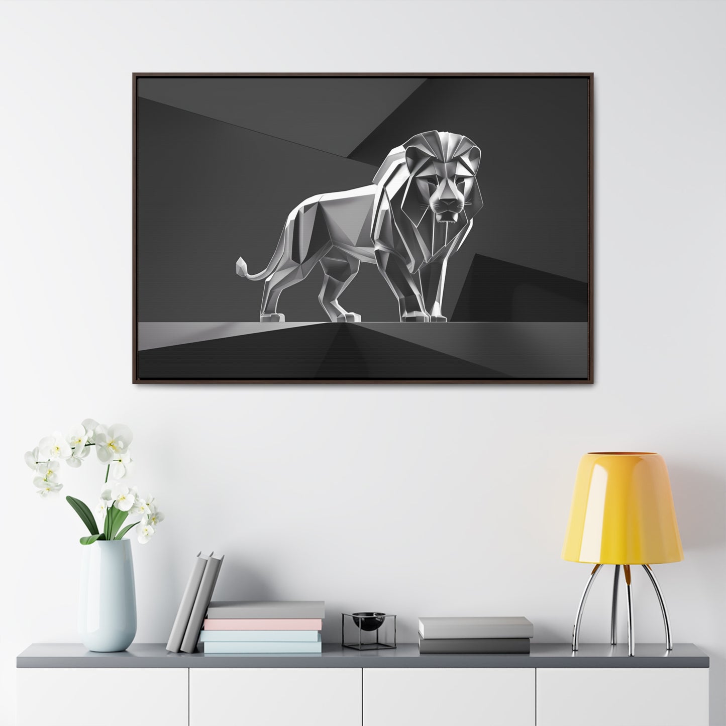 Majestic Steel Sentinel - Gallery Canvas Wraps, Horizontal Frame