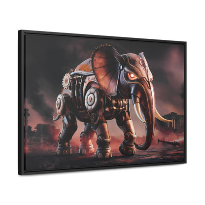 "Mechanized Titan of the Wasteland" - Gallery Canvas Wraps, Horizontal Frame