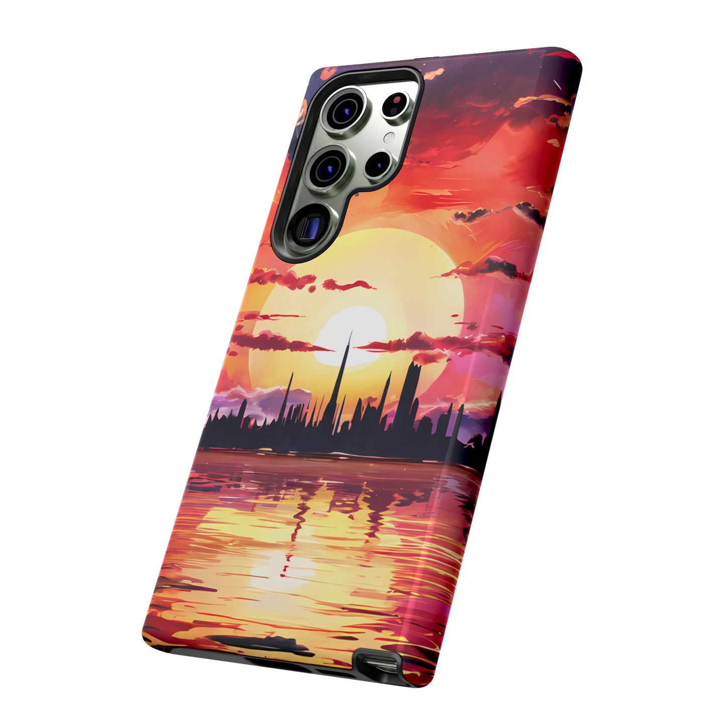 Anime Island City - Smartphone Tough Cases