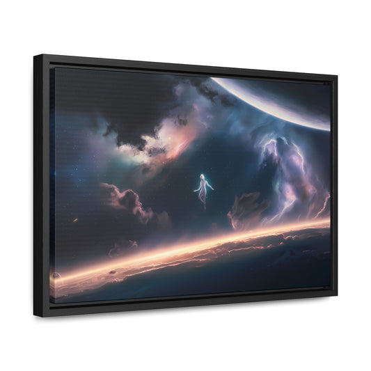 Ascension Beyond the Horizon - Gallery Canvas Wraps, Horizontal Frame