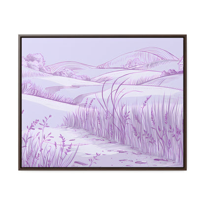 Whispers of the Lavender Hills - Gallery Canvas Wraps, Horizontal Frame