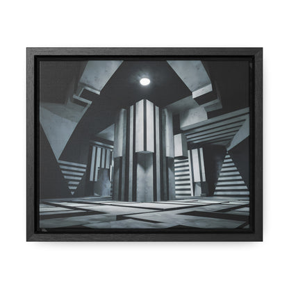 The Geometry of Shadows - Gallery Canvas Wraps, Horizontal Frame