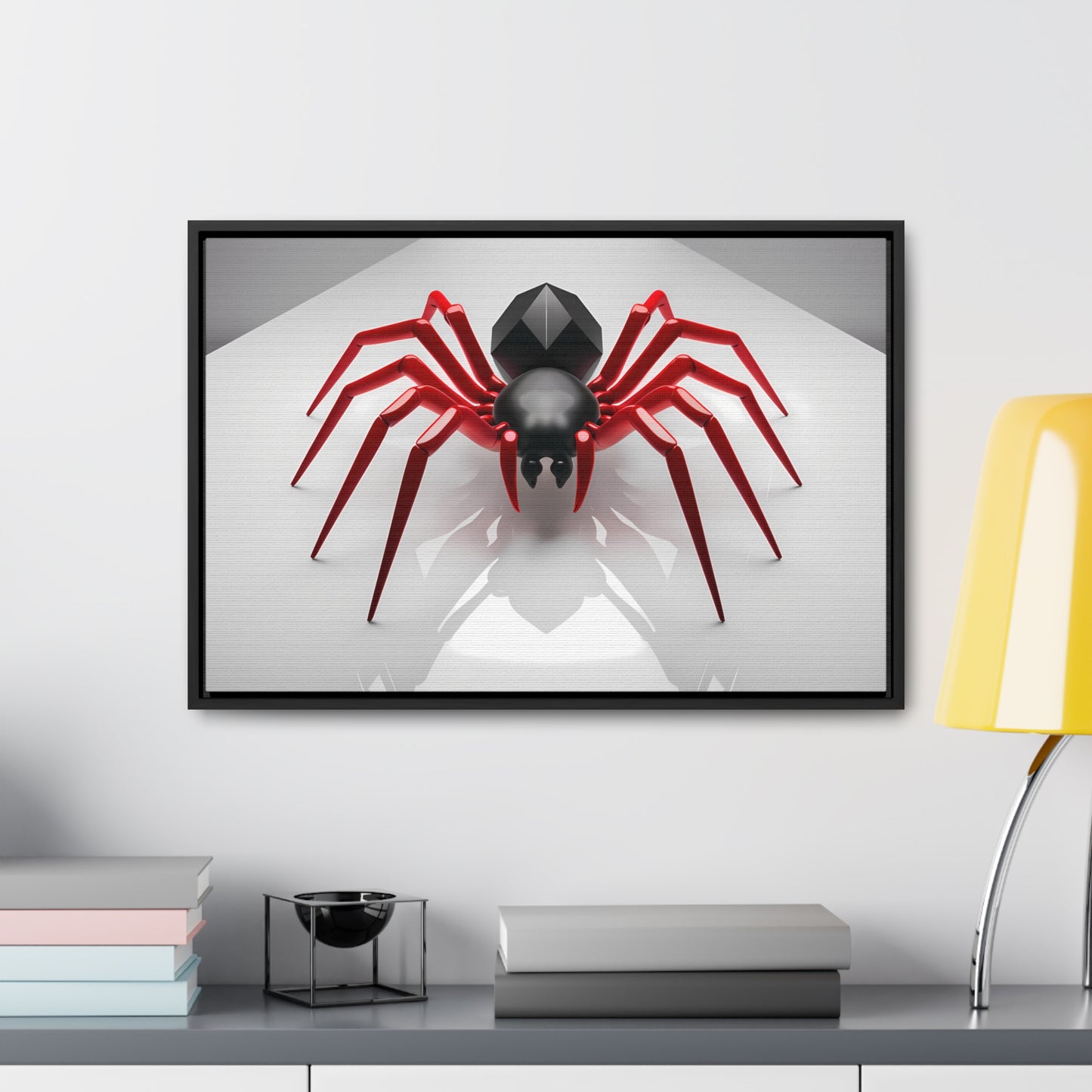 Crimson Arachnid - Gallery Canvas Wraps, Horizontal Frame