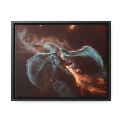 Celestial Inferno Dragon - Gallery Canvas Wraps, Horizontal Frame