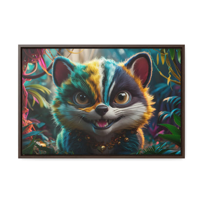 Jungle Mischief - Gallery Canvas Wraps, Horizontal Frame