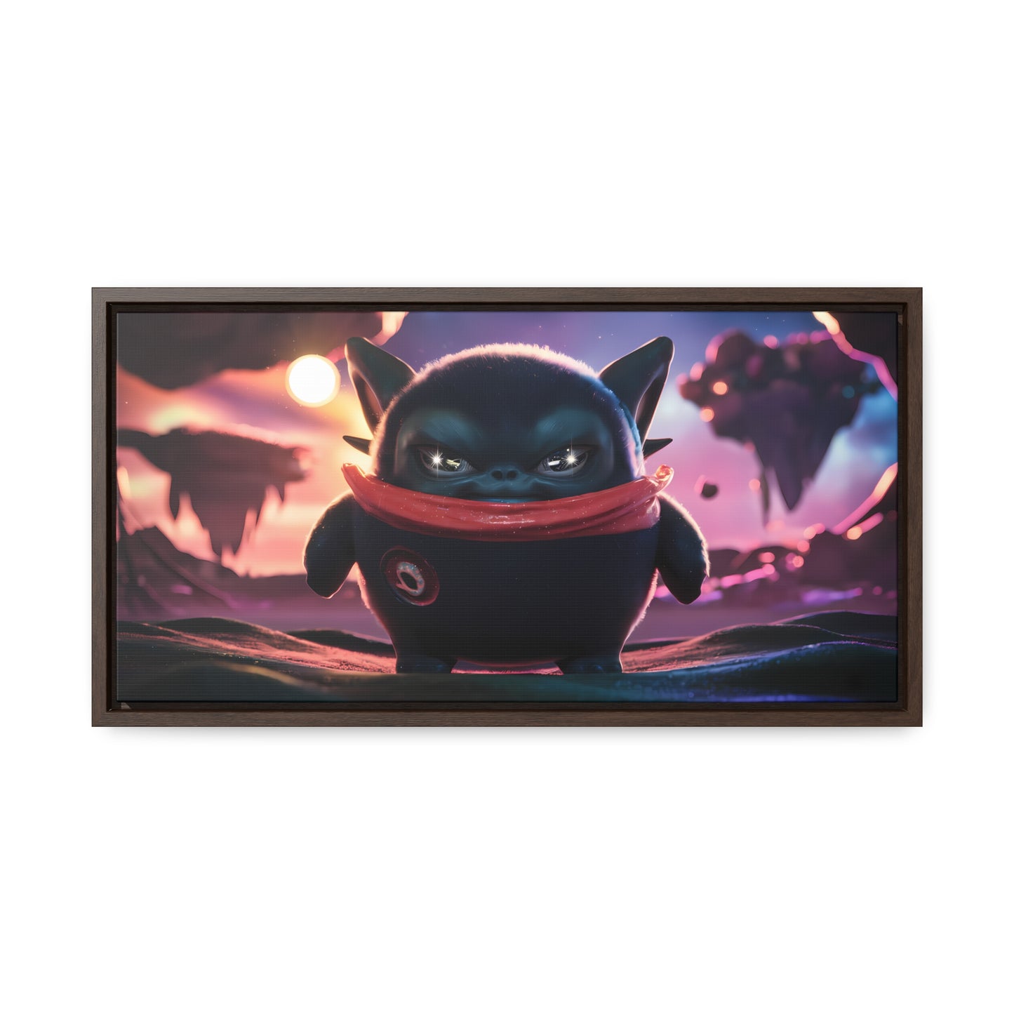 "Guardian of the Floating Isles" - Gallery Canvas Wraps, Horizontal Frame