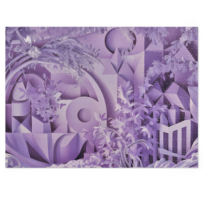 Serenity in Lavender Geometrics - Jigsaw Puzzle (30, 110, 252, 500,1000-Piece)