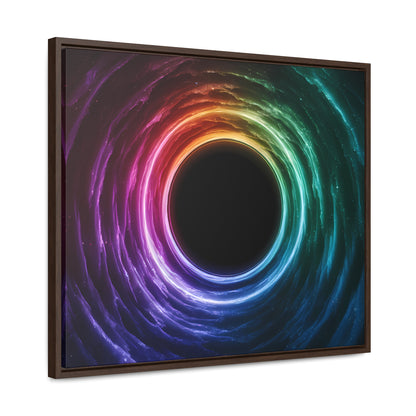 Cosmic Vortex of Light - Gallery Canvas Wraps, Horizontal Frame