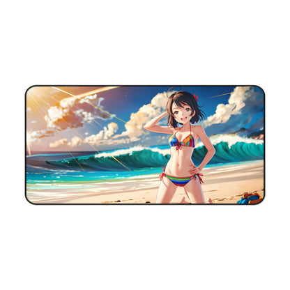 Summer Vibes at the Beach - Desk Mat